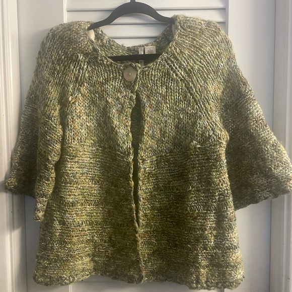 Leo & Nicole Sweaters - Stunning Vintage Leo & Nicole Size L Sweater Bolero w/Faux Button Snap. Like New